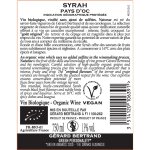 Vin rouge i. g. p. pays d'oc naturae syrah gerard bertrand - la bouteille Vin rouge i. g. p. pays d'oc naturae syrah gerard bertrand - la bouteille