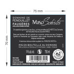Vin rouge languedoc - roussillon fenouillet masoshistes - la bouteille de 75cl