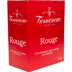 Vin rouge languedoc - roussillon terrassous - le cubi de 10l