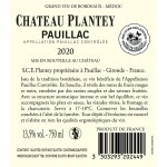Vin rouge a. o. c. pauillac chateau plantey - la bouteille Vin rouge a. o. c. pauillac chateau plantey - la bouteille