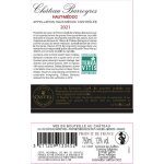 Vin rouge a. o. p. bordeaux haut - mdoc cru bourgeois chateau barreyres - la bouteille