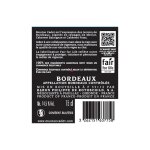 Vin rouge a. o. p. bordeaux mouton cadet baron philippe de rothschild - la bouteille