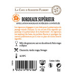 Vin rouge a. o. p. bordeaux suprieur la cave d'augustin florent - la bouteille