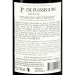 Vin rouge a. o. p. puisseguin saint - émilion p de puisseguin - la bouteille Vin rouge a. o. p. puisseguin saint - émilion p de puisseguin - la bouteille
