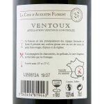 Vin rouge a. o. p. ctes du rhone ventoux la cave d'augustin florent - la bouteille