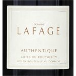 Vin rouge a. o. p. ctes du roussilon syrah - grenache noir domaine lafage - la bouteille