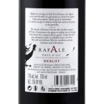 Vin rouge de pays d'oc merlot rafale - la bouteille de 75cl
