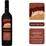 Vin rouge c�tes du roussillon villages - vieilles vignes caramany - la bouteille de 75cl