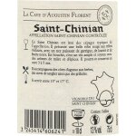 Vin rouge saint - chinian aoc la cave d'augustin florent - la bouteille de 75cl