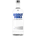 Vodka absolut - la bouteille de 1l