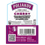 Vodka cerise 32% poliakov - la bouteille