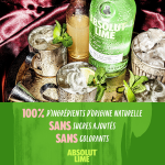 Vodka lime absolut - la bouteille de 70cl