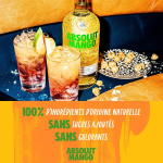 Vodka mango absolut - la bouteille de 70cl