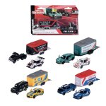 Voiture trailer avec 2 vhicules majorette - la boite en modle alatoire