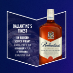 Whisky blended scotch finest ballantine's - la bouteille de 1l