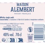 Whisky français pur malt - la bouteille de 70cl Whisky français pur malt - la bouteille de 70cl