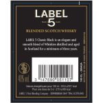 Whisky scotch classic black label 5 - la bouteille de 1l Whisky scotch classic black label 5 - la bouteille de 1l
