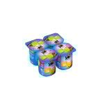 Yaourts brass sucr  la mangue mixe et  la vanille yogourmand - les 4 pots de 125g