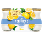 Yaourts citron sucr la fermiere - les 2 pots de 140 g