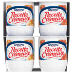 Yaourts aux fruits fraise abricot p�che framboise recette cr�meuse danone - les 16 pots de 125g