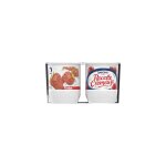Yaourts aux fruits rouges fraise cerise framboise recette cr�meuse danone - les 8 pots de 125g