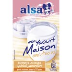 Ferment lactiques yaourt maison spcial yaourtire alsa - les 4 sachets - 8 g