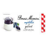 Yaourts sucr aux myrtilles au lait entier frais bonne maman - les 2 pots de 125g