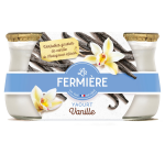 Yaourt vanille la fermiere - les 2 pots de 140g