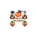 18pcs halloween bat ballon en aluminium dcoration fantme festival set, citrouille araigne