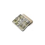 19pcs coupe - ongles kit de manucure kit de toilettage cuticle case, or