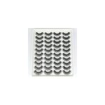 20 paires de faux cils 3d dramatiques en vison naturel fait main, type e
