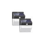 2pcs applique solaire infrarouge 136 led trois - modes pour l'extrieur