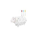 3d diy children graffiti coloring assembled paper - cutting house model toy, mouton chanceux