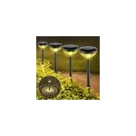 4 packs de lampes solaires de projection de gouttes d'eau �tanches pour le jardin, lumi�re chaude et ...