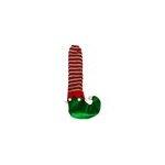 4 pices elfes rayures elasticit pattes de chaises de table couvre - pieds, vert