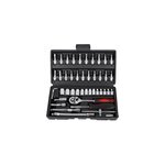 46x jeu de douilles mtriques 1 / 4 ; cl  cliquet tournevis  rallonge