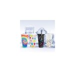 5pc grande capacit gobelet rutilisable  changement de couleur avec couvercle paille