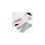 Appareil de massage par vibration du visage  micro - courant ems, rose