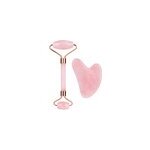 Appareil de massage du visage et du corps quartz jade roller lissage des ridules plaque de grattage, ...