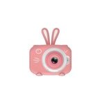 Appareil photo numrique  double objectif 20mp pour enfants - jouet de selfie, rose