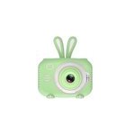 Appareil photo numrique  double objectif 20mp pour enfants - jouet de selfie, vert