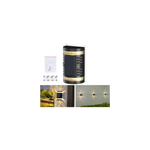 Applique murale de jardin dcorative  leds,  projection solaire, moderne et artistique, chaud