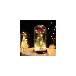 Arbre de noël led luminescent dôme en verre fawn santa claus crafts, c Arbre de noël led luminescent dôme en verre fawn santa claus crafts, c