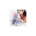 Baby peek - a - boo interactive cuddly elephant plush toy electric music doll