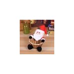 Bote de rangement de bonbons de nol dcoration panier bambou bol, pre nol