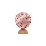 Bonnet de nuit cartoon pour bb et enfants turban lastique mignon, rose