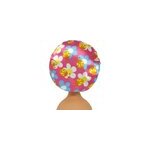 Bonnet de nuit cartoon pour bb et enfants turban lastique mignon, rose rouge