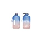 Bouilloire de sport � paille gradu�e 3. 78l avec point de temps pour le fitness en plein air, bleu + ...