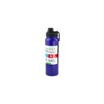 Bouteille de sport portable � poign�e pour le fitness, isol�e � double couche, pour bouilloire. , bleu ...