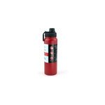 Bouteille de sport portable � poign�e pour le fitness, isol�e � double couche, pour bouilloire. , rouge ...